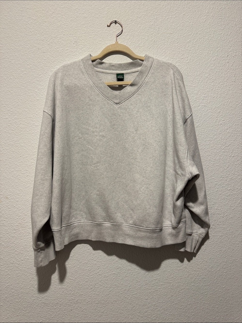 wild fable Men's V-Neck Sweater - Light Gray